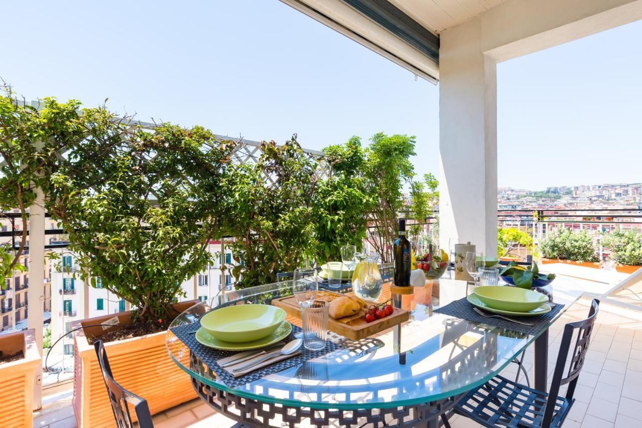 N'Attic A Vomero Penthouse Terrace By Napoliapartments Exterior photo